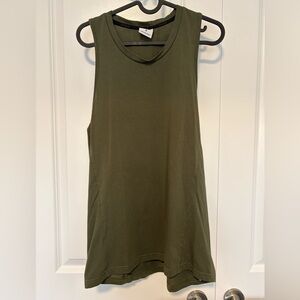 Gymshark Men’s Olive Green Gym Tank – Size Medium